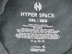Hyper Space NASA T-Shirt Men's Black Astronaut Space Graphic Tee Sz 2XL
