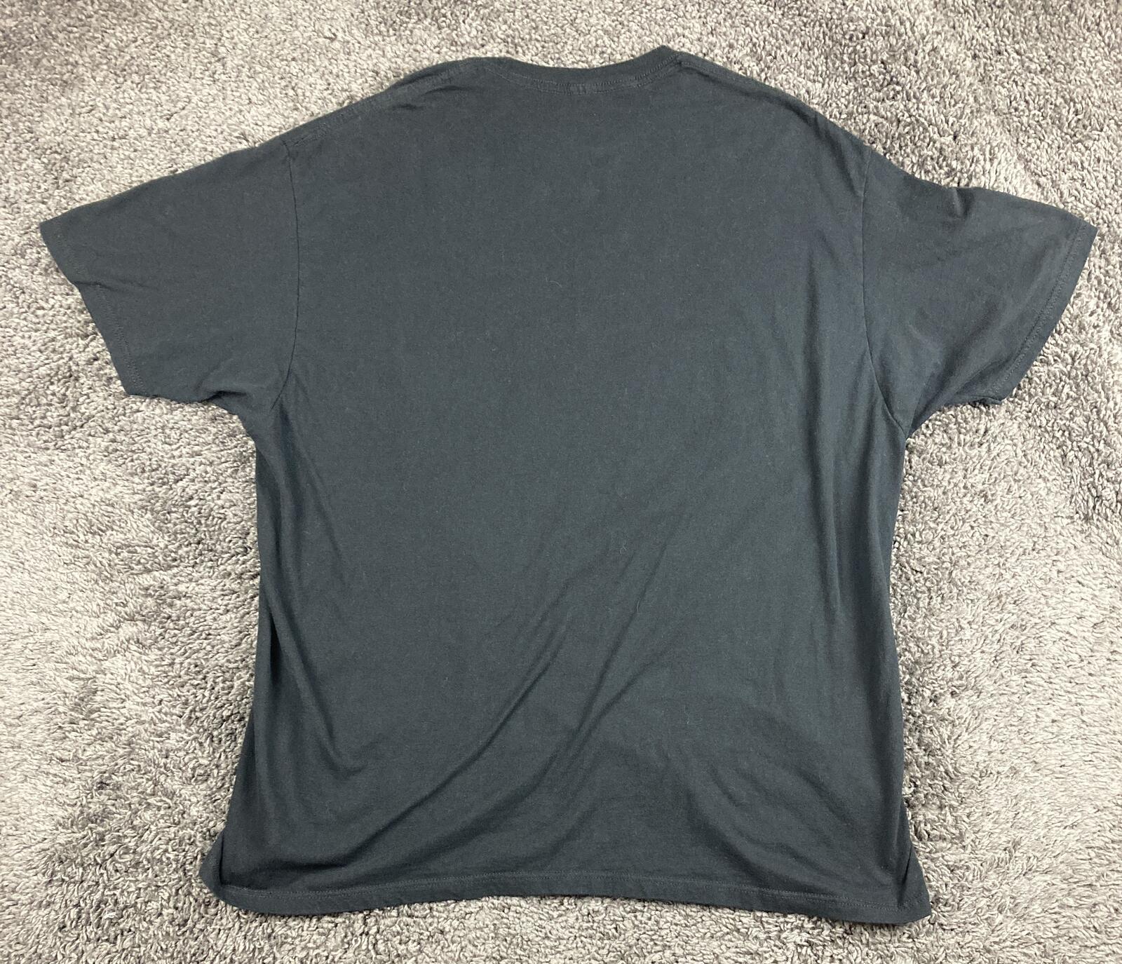 Hyper Space NASA T-Shirt Men's Black Astronaut Space Graphic Tee Sz 2XL