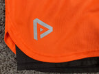 Pinkbomb 2 in 1 Running Shorts Men's Quick Dry Gym Workout Training Size 3XL