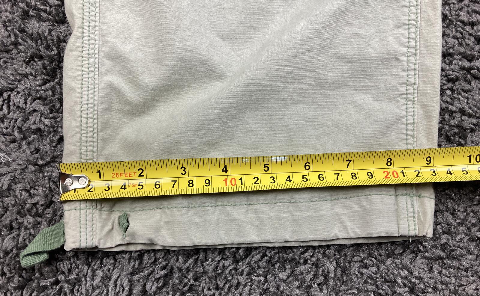 American Eagle Snappy Baggy Cargo Pants Womens 8 Sage Green Wide Leg Utility