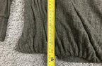 Maeve Rafela Hacci Surplice Faux Wrap Sweater Top Women's XS Grey Brown