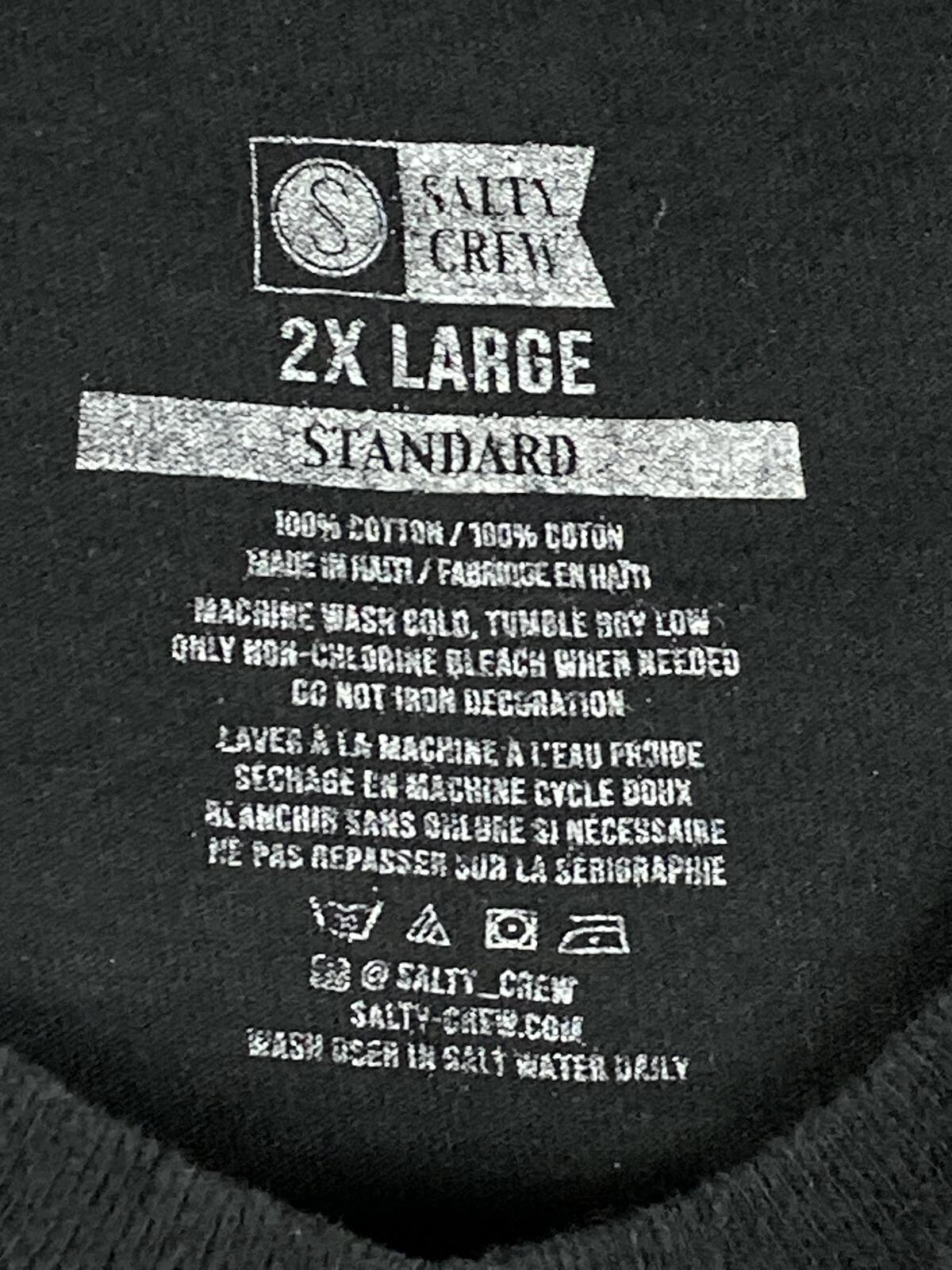Salty Crew Dukes Up Pelican Boxing T Shirt Mens Black Cast Smash Dash Surf 2XL