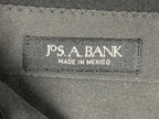 Jos A Bank Tuxedo Pants Men's Black Pleated Satin Stripe Formal Sz 36x31