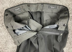 Jos A Bank Tuxedo Pants Men's Black Pleated Satin Stripe Formal Sz 36x31