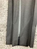 Jos A Bank Tuxedo Pants Men's Black Pleated Satin Stripe Formal Sz 36x31