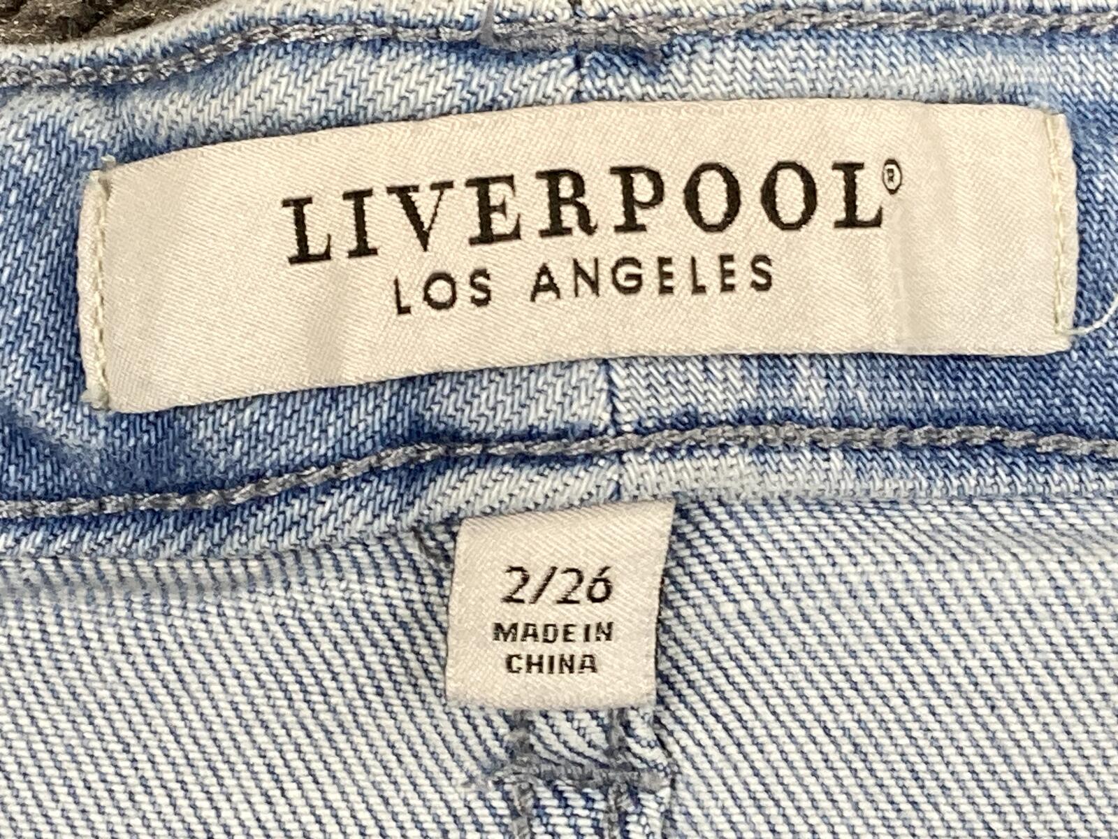 Liverpool Liv Non-Skinny Skinny Hi-Rise Jeans Light Wash Clarkdale  Size 2/26