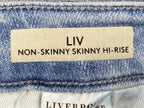 Liverpool Liv Non-Skinny Skinny Hi-Rise Jeans Light Wash Clarkdale  Size 2/26
