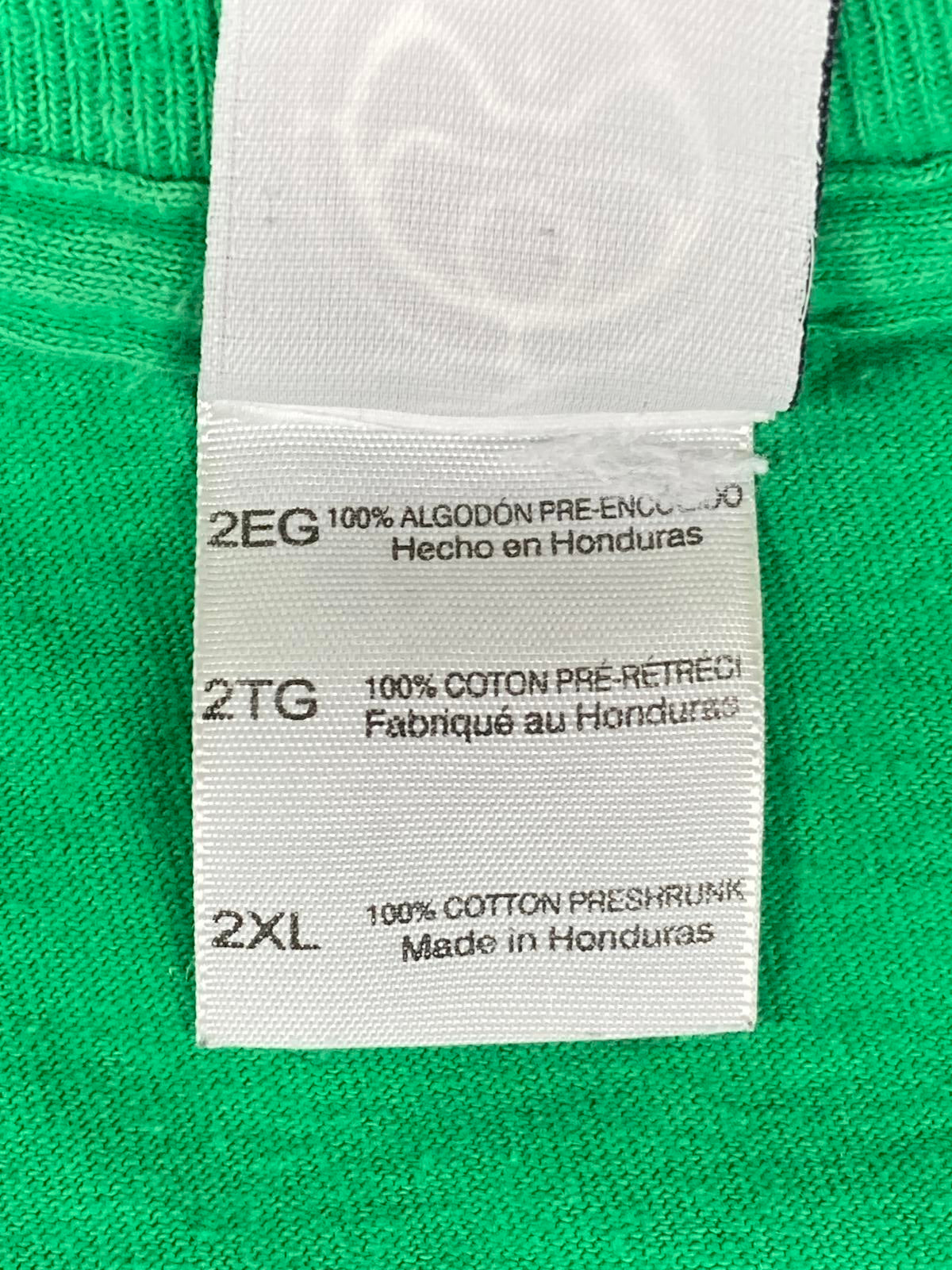 HIC Hawaiian Island Creations Long Sleeve Graphic Green T-Shirt Men's Sz 2XL