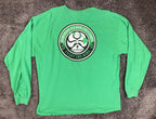 HIC Hawaiian Island Creations Long Sleeve Graphic Green T-Shirt Men's Sz 2XL