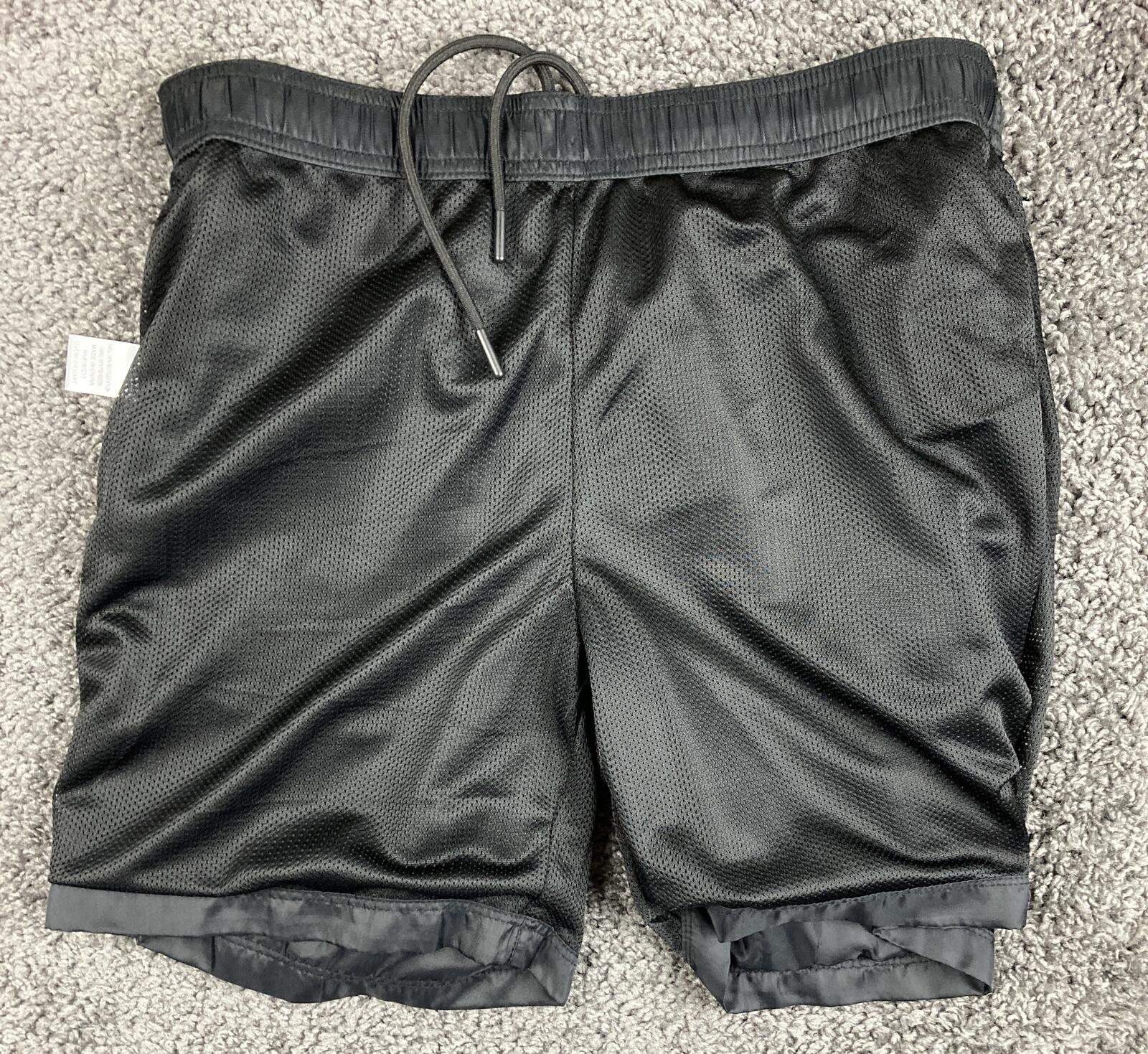 PacSun x Formula 1 F1 Men Nylon Cargo Shorts Black Mesh Lined Gym Size S Small