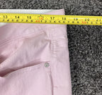 Wit & Wisdom Jeans Pink Raw Hem Crop Women 18 Stretch Cotton L20461PX2