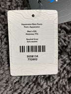 MEC Aquanator Pertex Shield Rain Pants Men's XXL Neutral Grey Waterproof NWT