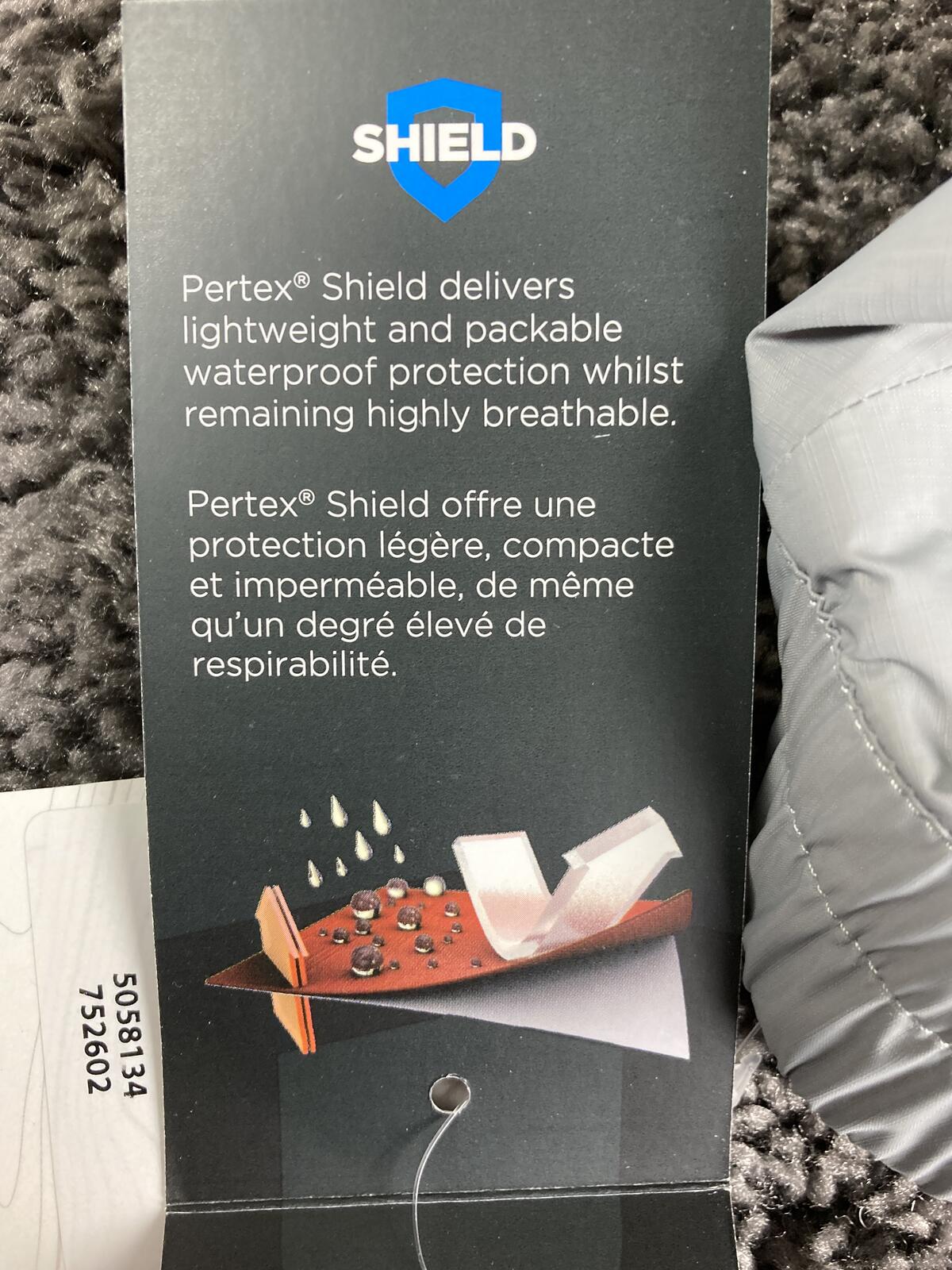 MEC Aquanator Pertex Shield Rain Pants Men's XXL Neutral Grey Waterproof NWT
