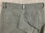 CAT Caterpillar Black Stretch Canvas Fleece Lined Work Pants Cotton Blend 36x30