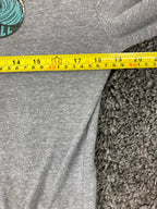 O'Neill Modern Fit Long Sleeve T-Shirt Men's Heather Gray Back Wave Graphic Sz M