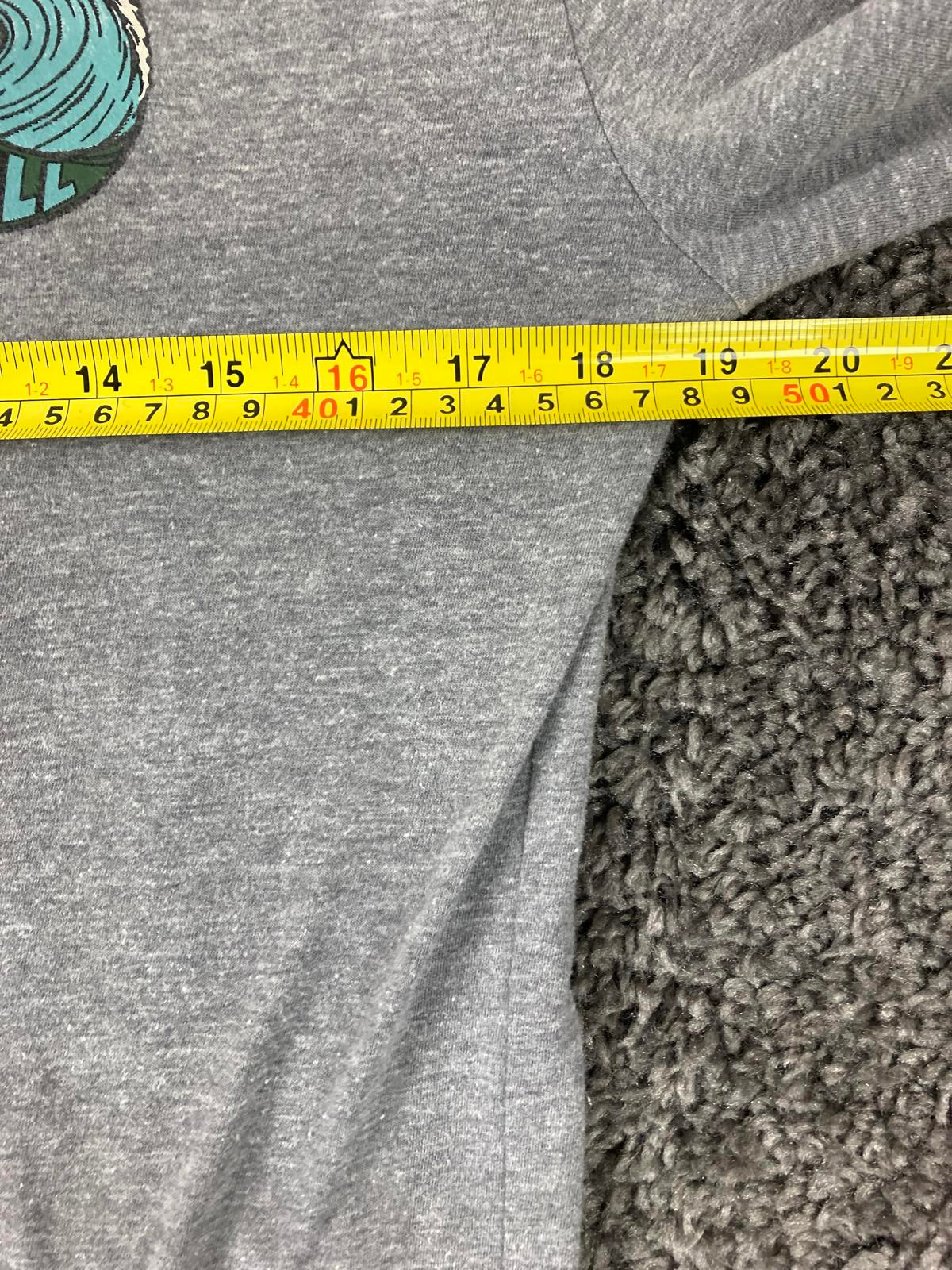 O'Neill Modern Fit Long Sleeve T-Shirt Men's Heather Gray Back Wave Graphic Sz M