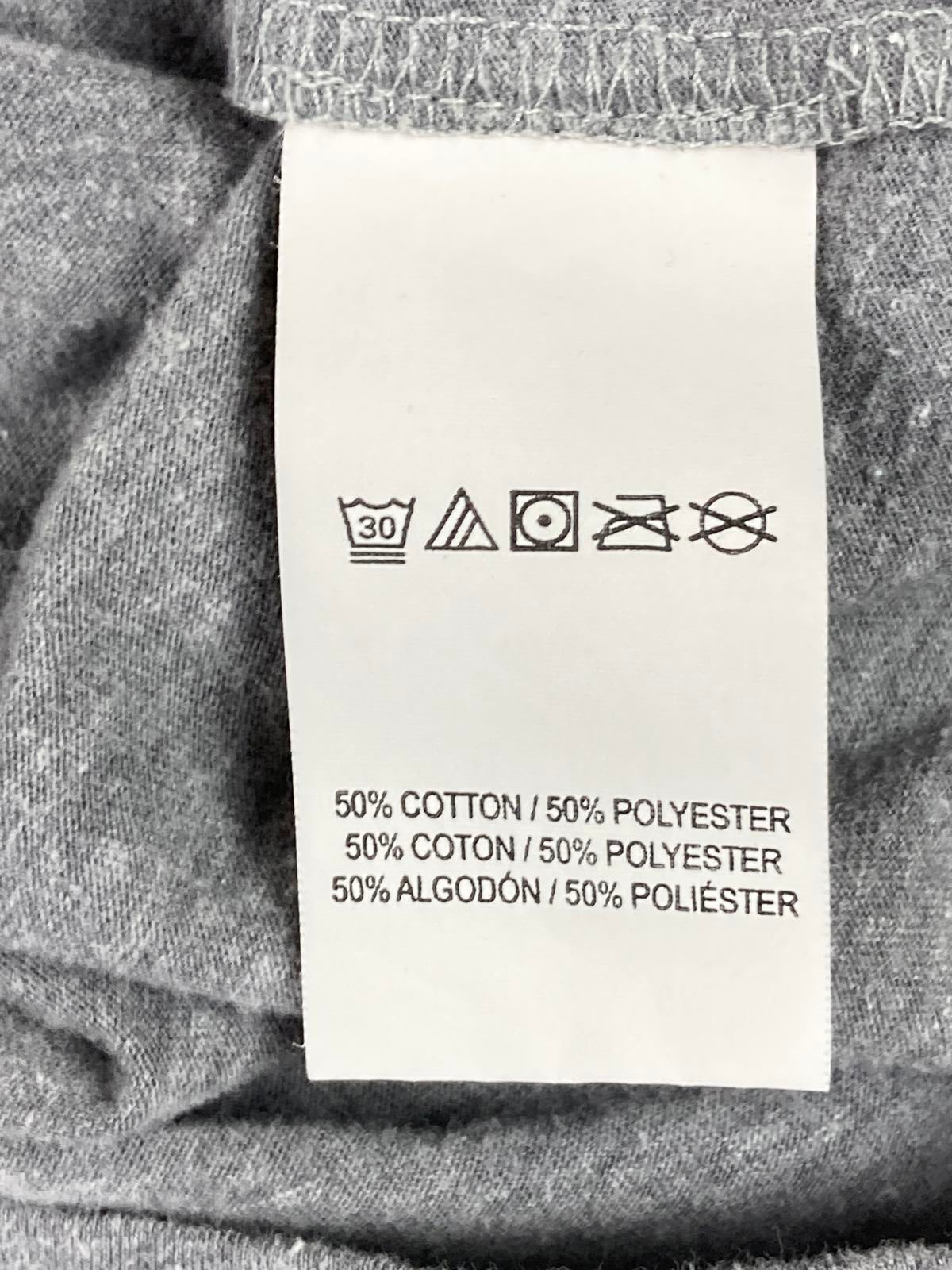 O'Neill Modern Fit Long Sleeve T-Shirt Men's Heather Gray Back Wave Graphic Sz M
