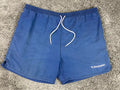 Vintage Diadora Soccer Shorts Royal Blue Mens 100% Nylon Shiny Y2K Retro Sz XL