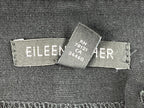 Eileen Fisher Milano Viscose Knit Pants Black Straight Leg Trousers Pockets Sz S