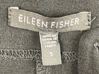 Eileen Fisher Milano Viscose Knit Pants Black Straight Leg Trousers Pockets Sz S