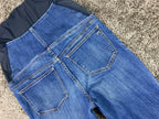 Madewell Maternity Skinny Jeans Blue Stretch Panel Size 28