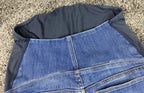 Madewell Maternity Skinny Jeans Blue Stretch Panel Size 28