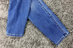Madewell Maternity Skinny Jeans Blue Stretch Panel Size 28