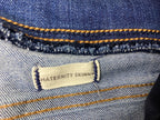 Madewell Maternity Skinny Jeans Blue Stretch Panel Size 28