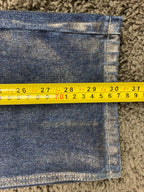 BDG Urban Outfitters Metallic Cowboy Jeans Women’s Blue Straight Leg Sz 28