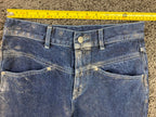 BDG Urban Outfitters Metallic Cowboy Jeans Women’s Blue Straight Leg Sz 28