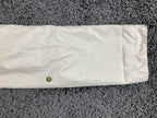 Ellen Tracy Hooded Raincoat Anorak Jacket Beige Gold Hardware Medium Length Sz S