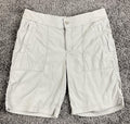 Athleta Trekkie Bermuda Hiking Shorts Womens Gray Stretch Ripstop Size 8