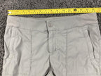 Athleta Trekkie Bermuda Hiking Shorts Womens Gray Stretch Ripstop Size 8