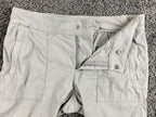 Athleta Trekkie Bermuda Hiking Shorts Womens Gray Stretch Ripstop Size 8