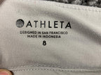Athleta Trekkie Bermuda Hiking Shorts Womens Gray Stretch Ripstop Size 8