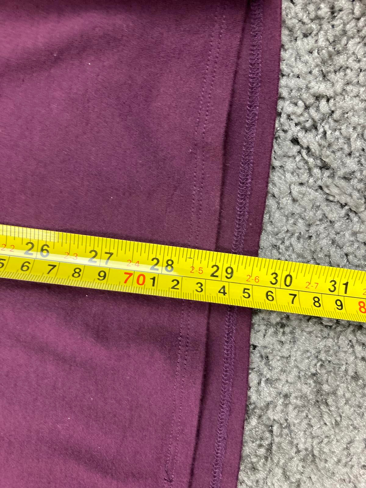 Eileen Fisher Top Viscose Stretch Long Sleeve Plum Purple Women Sz M