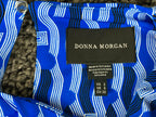 Donna Morgan Maxi Dress Women's Blue & White Size 2
