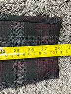 Liverpool Los Angeles Gia Glider Pull On Skinny Pants BLK/RED Plaid Size 10/30