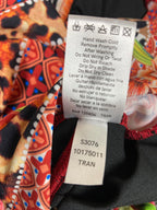 Venus One Piece Swimsuit Size 20 Multicolor Floral Leopard Cutout Ring Detail