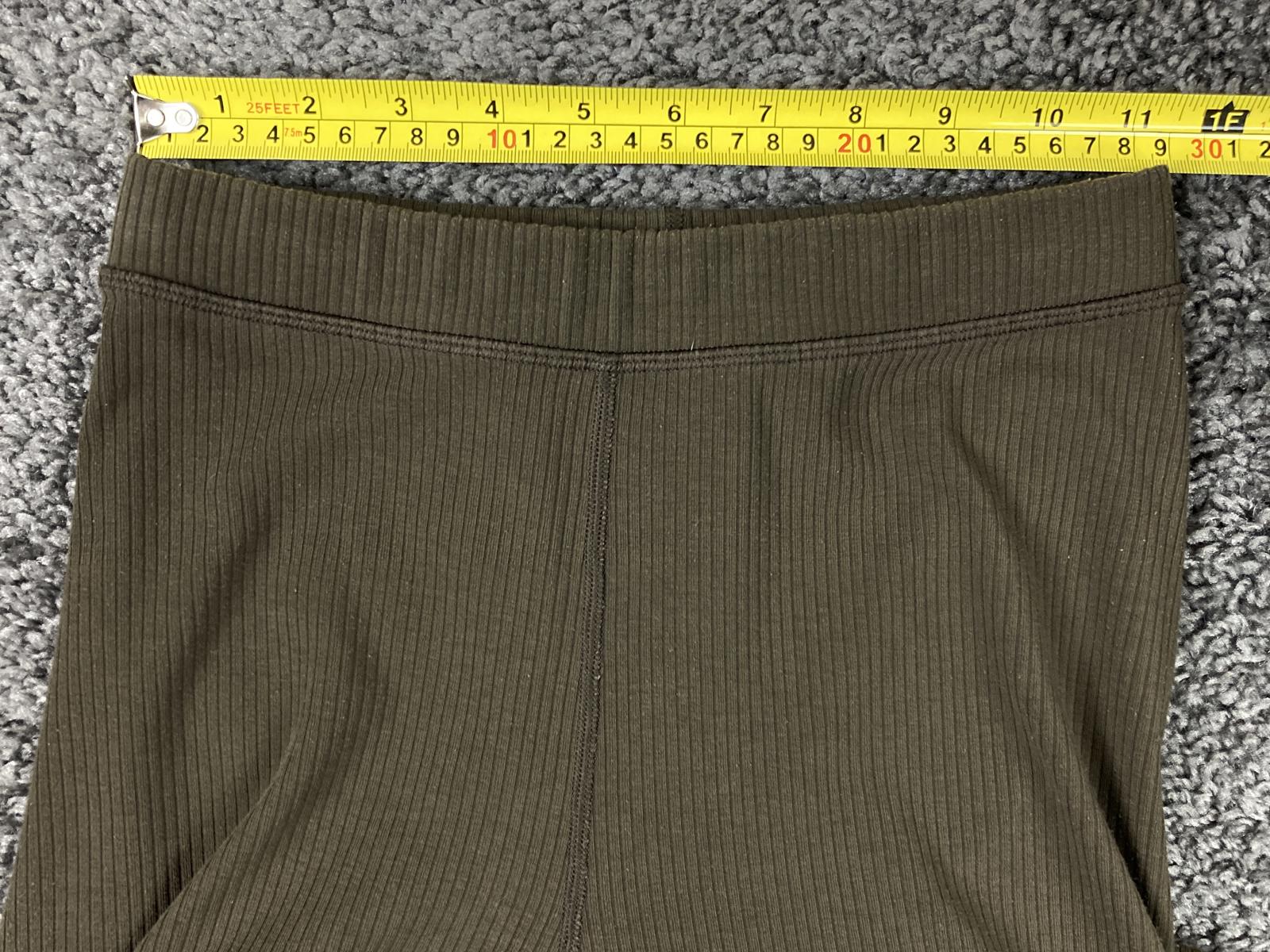 Alo Yoga Wellness Ribbed High-Waist Leggings Brown Sz XS