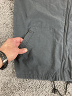 Billabong Surfplus Jacket Men's Black Full Zip Lightweight Utility Windbreaker L