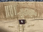 Kut from the Kloth Corduroy Pants Women’s Tan Farrah Baby Bootcut Stretch Sz 6