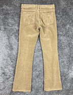 Kut from the Kloth Corduroy Pants Women’s Tan Farrah Baby Bootcut Stretch Sz 6