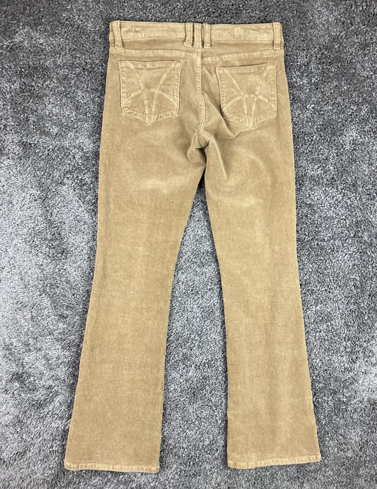 Kut from the Kloth Corduroy Pants Women’s Tan Farrah Baby Bootcut Stretch Sz 6