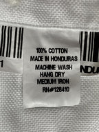 Sid Mashburn Mens Small White Cotton Spread Collar Long Sleeve Sport Shirt S
