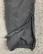 US Army APFU Track Pants Unisex Black Windbreaker PT Medium Regular Nylon