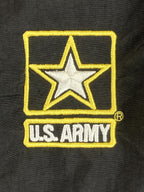 US Army APFU Track Pants Unisex Black Windbreaker PT Medium Regular Nylon