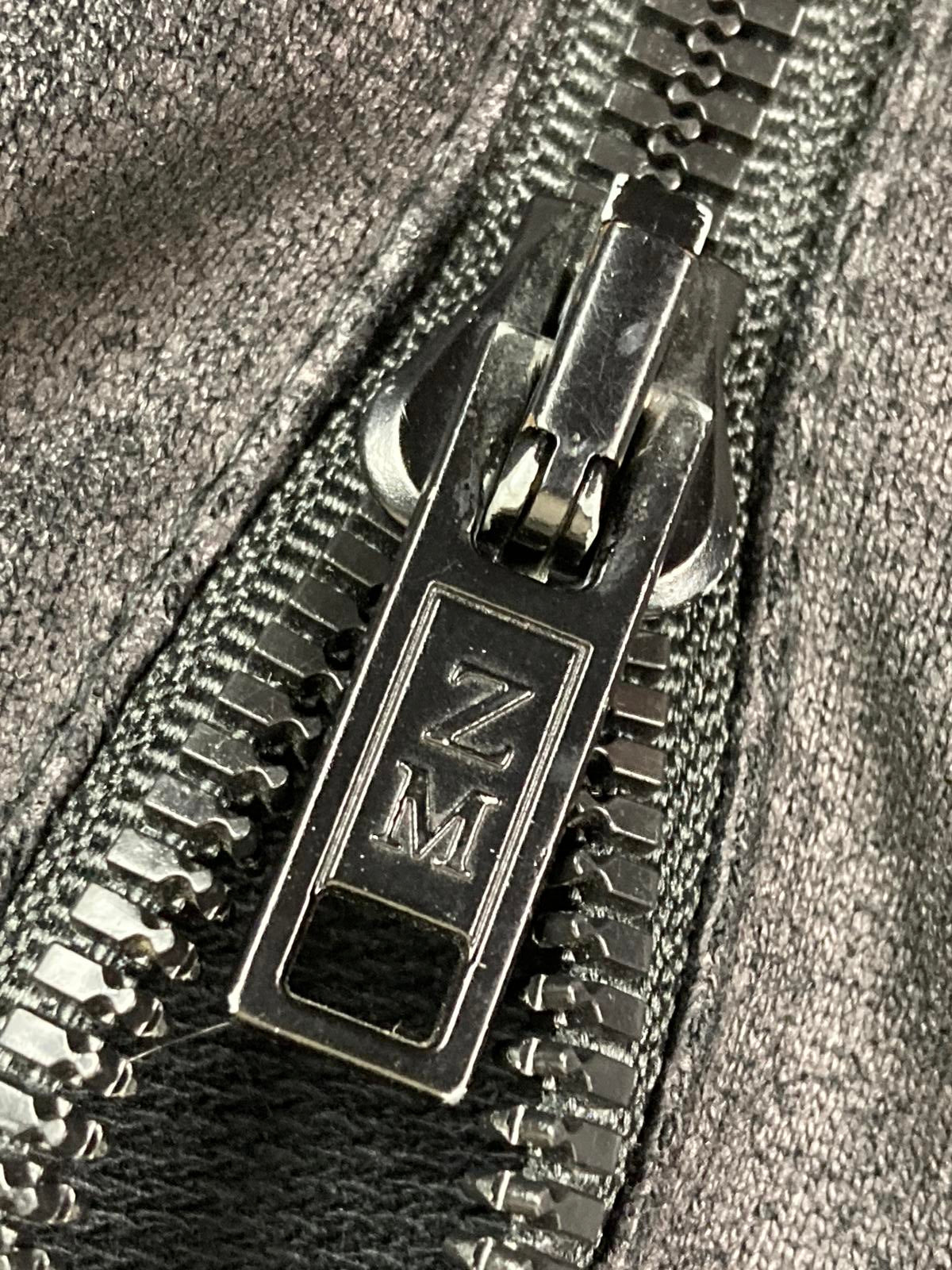 Zara Man Faux Leather Moto Jacket Black XL Biker Style Zip Pockets Lined