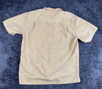 Royal Robbins Button Down Shirt Men’s Yellow Stripe Short Sleeve Modal Sz L