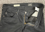 AG Adriano Goldschmied Womens Jeans Black The Stevie Ankle Slim Straight Sz  26R